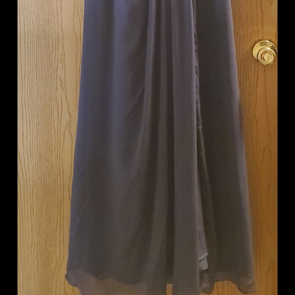 Azazie Dakota Bridesmaid Dress Stormy - Picture 6 of 6